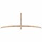 Ekena Millwork Bellingham Smooth Timber Gable Bracket, Douglas Fir, 96"W x 36"H x 1 1/2"D x 3 1/2"F, 9/12 Pitch GBW096X36X0204BEL00SDF - alternate 1